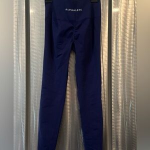 Alphalete scrunch Navy Blue Leggings